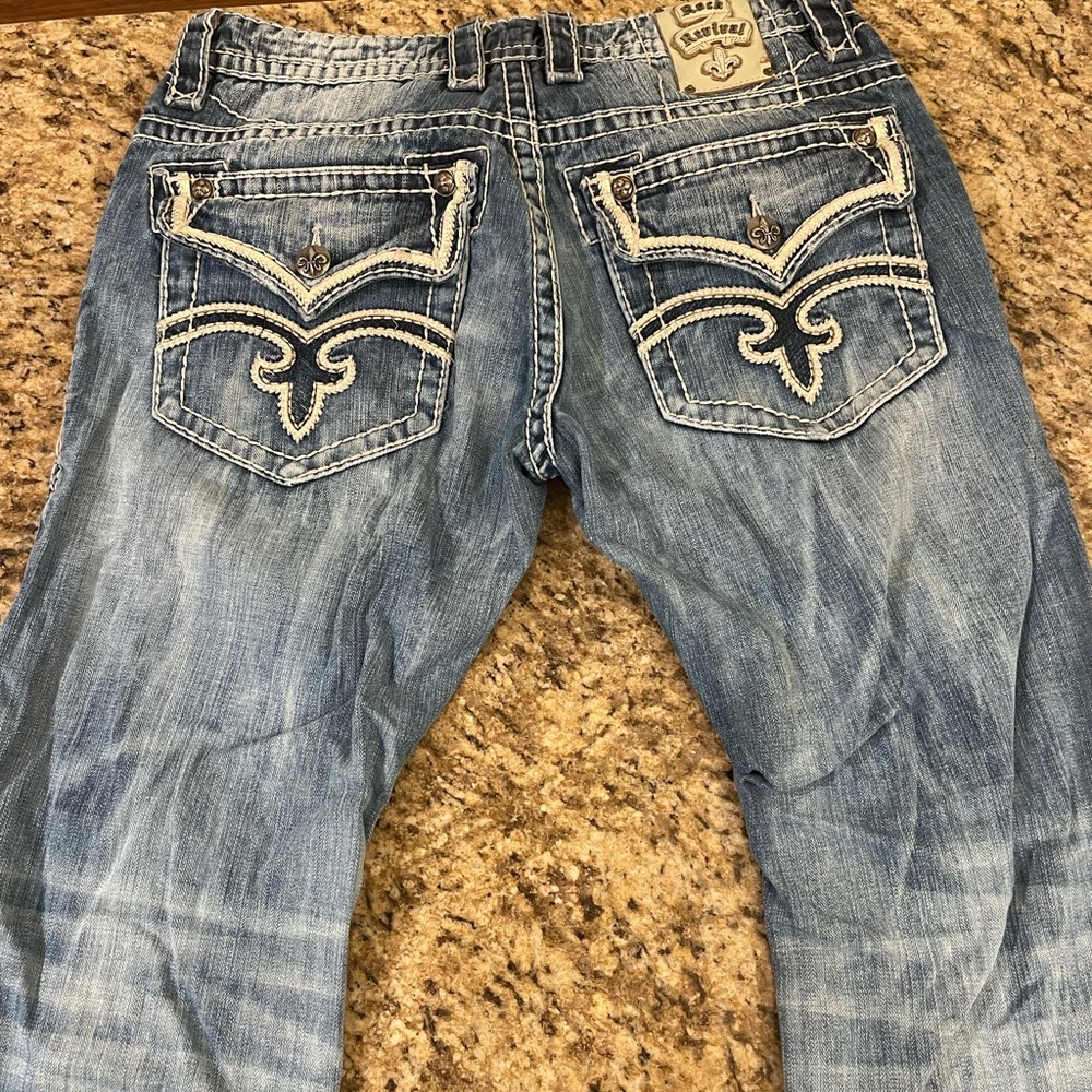 Mens rock revival Tucker bootcut 34L